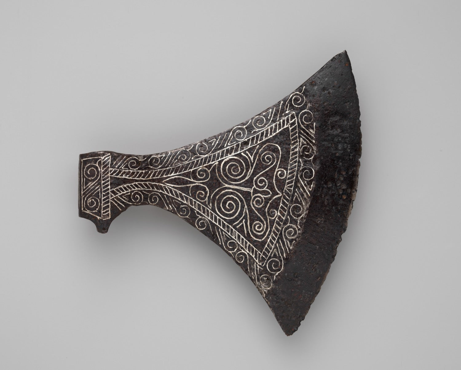 Surviving Scandinavian iron axe head, 11th–12th century